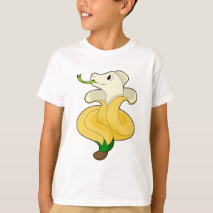 Schlange mit Banana T-Shirt