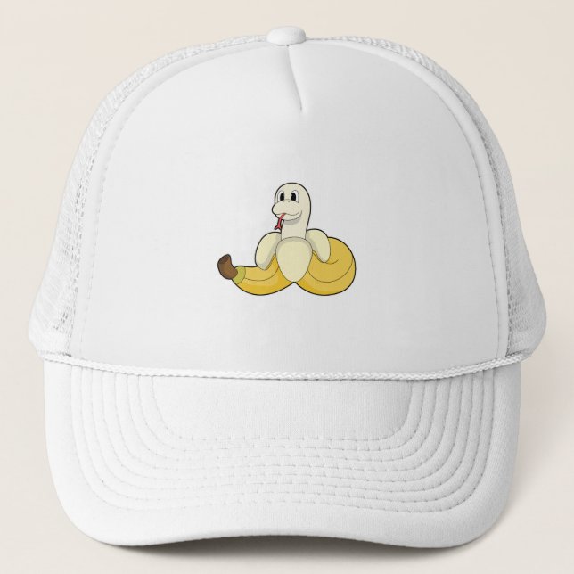 Schlange mit Banana Truckerkappe (Vorderseite)