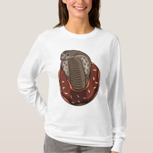 Schlange mit Donut T-Shirt