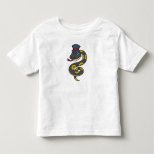 Schlange mit Hut Kleinkind T-shirt