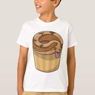 Schlange mit Muffin T-Shirt