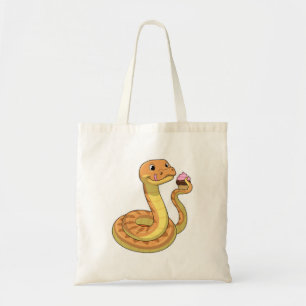 Schlange mit Muffin Tragetasche