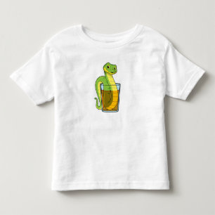 Schlange mit Saft Kleinkind T-shirt