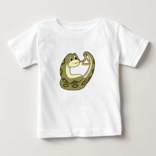 Schlange mit Triangle.PNG Baby T-shirt (Vorderseite)