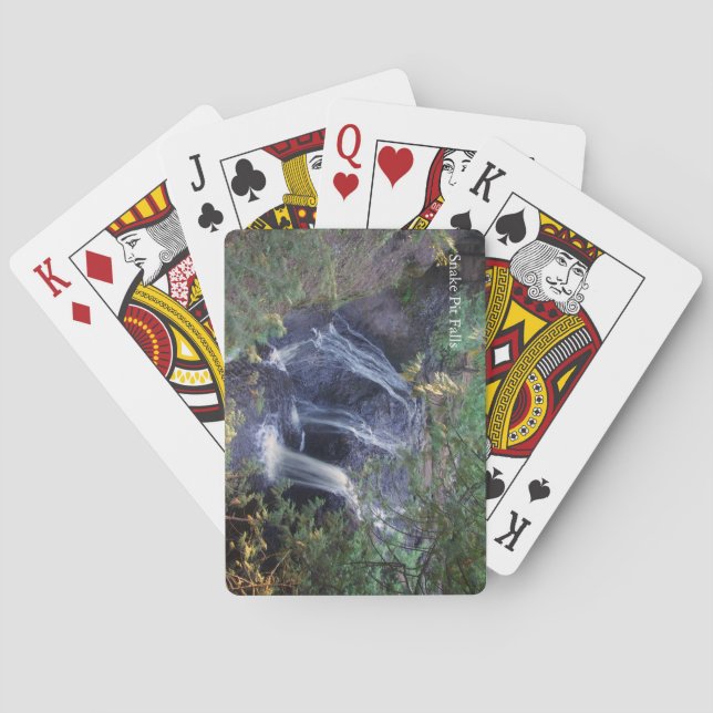 Schlange Pit Falls Spielkarten (Rückseite)