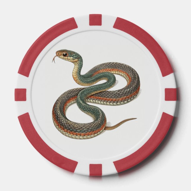 Schlange Pokerchips (Vorderseite)