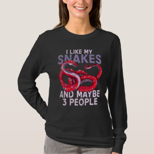 Schlange Raubtier Tier Reptil Haustierbesitzer Sch T-Shirt