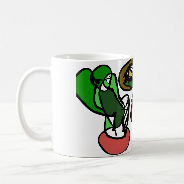 Schlange schön kaffeetasse (Links)