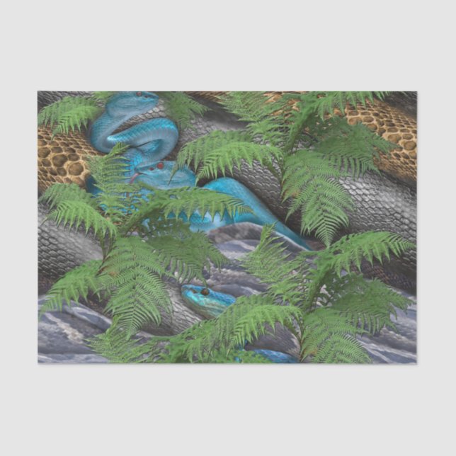 Schlange Seidenpapier (Vorderseite)