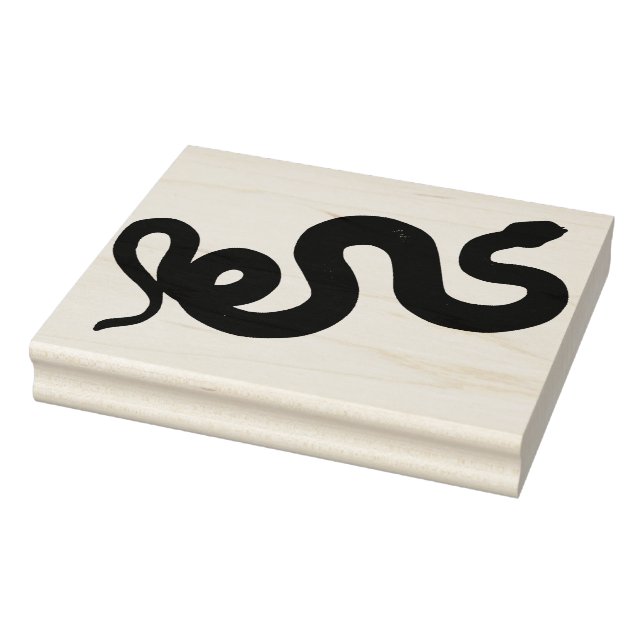 Schlange Silhouette Gummi Briefmarke Gummistempel (Stempel)