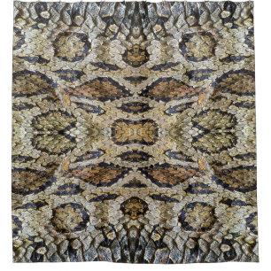 Schlange Skin Muster Textur Duschvorhang