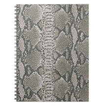 Schlange Skin Spiral Notebook