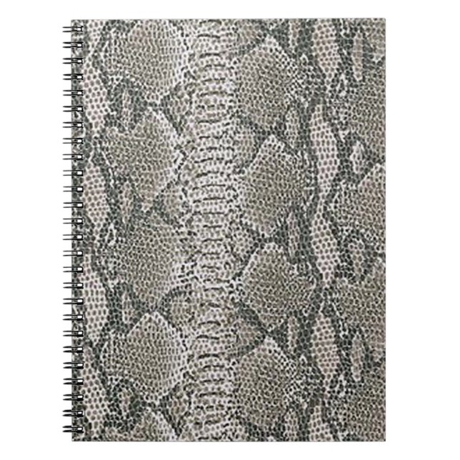 Schlange Skin Spiral Notebook Notizblock (Vorderseite)