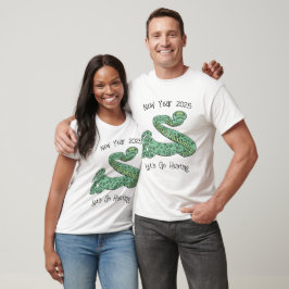Schlange T - Shirt für das neue Jahr 2025