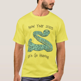 Schlange T - Shirt für das neue Jahr 2025