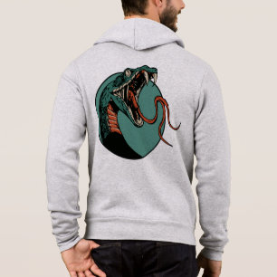 Schlange Tattoo old School Snake Hoodie