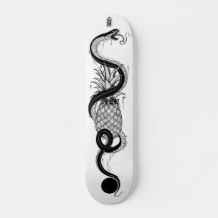 Schlange und Ananas Skateboard