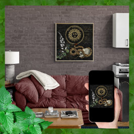 Schlange und Berries Poster