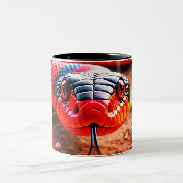 Schlange Zweifarbige Tasse (Mittel)