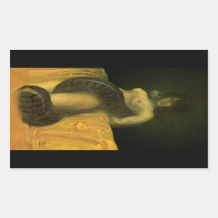 SchlangeGrl Decal (Blatt 4) Rechteckiger Aufkleber