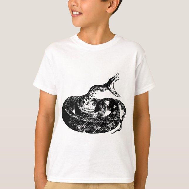 Schlangen-Angriff T-Shirt (Vorderseite)