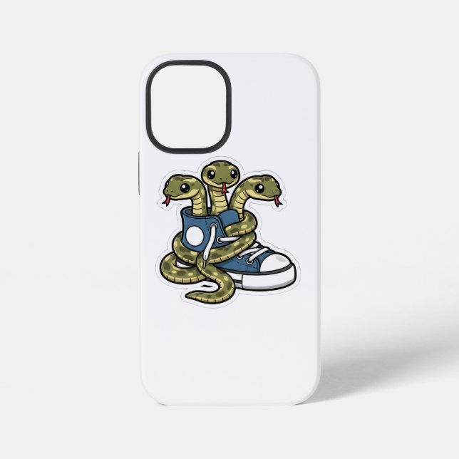 Schlangen auf Schuhen iPhone 12 Mini Hülle (Rückseite)