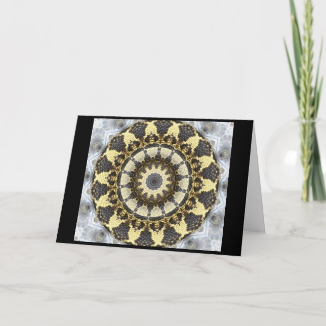 Schlangen-Haut Karte (Vorderseite)