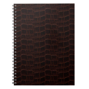 Schlangen-Haut-Leder-Notizbuch 4b - Notizblock