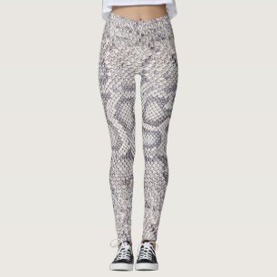 Schlangen-Haut-weibliche Leggings