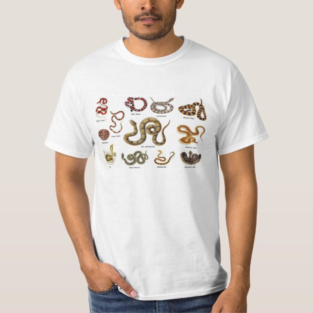 Schlangen-Identifizierungs-Kleid T-Shirt (Vorderseite)