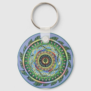 Schlangen-Mandala Schlüsselanhänger