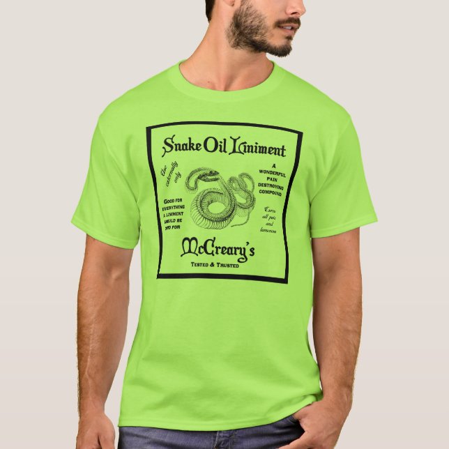 Schlangen-Öl-Liniment-T - Shirt (Vorderseite)