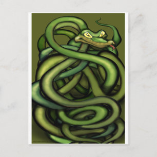 Schlangen Postkarte