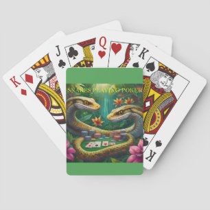 Schlangen spielen spielkarten
