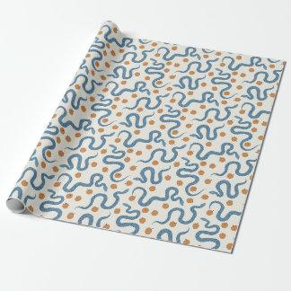 Schlangen und Äpfel Geschenkpapier