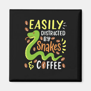 Schlangen und Kaffee Magnet