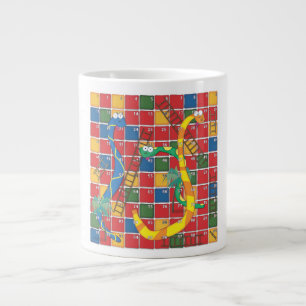 Schlangen und Leitern Jumbo-Tasse