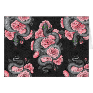 Schlangen und Rose
