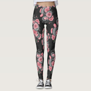 Schlangen und Rose Leggings