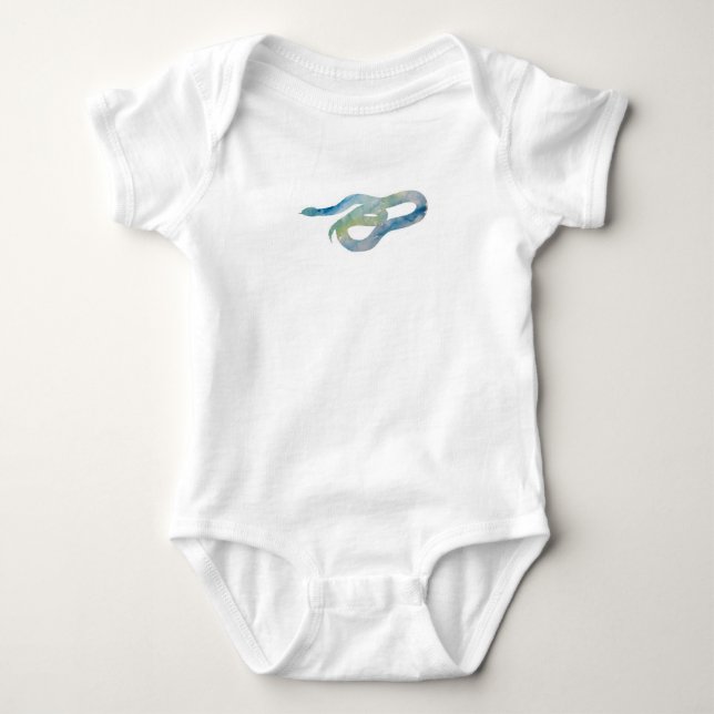 Schlangenanstrich Baby Bodysuit Baby Strampler (Vorderseite)