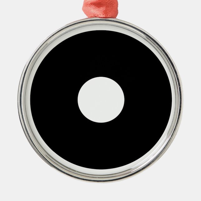 Schlangenauge Silbernes Ornament (Vorne)