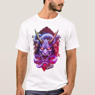 Schlangenäugiges Monster-Gesicht T-Shirt