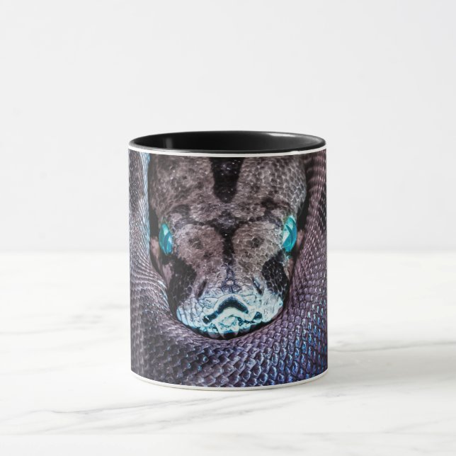 Schlangenboa Anaconda Python Reptile Snakeskin Tasse (Zentrum)