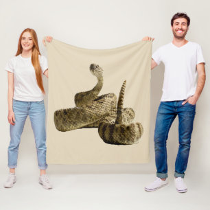 Schlangendecke aus Foto Fleecedecke