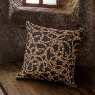 Schlangengewirr Gothic Eleganz Kissen