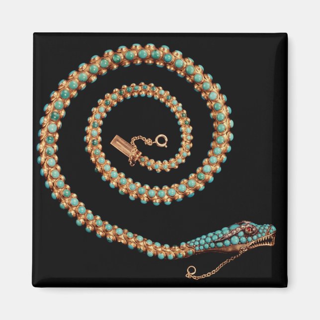 Schlangenhalskette, 1844 magnet (Vorne)