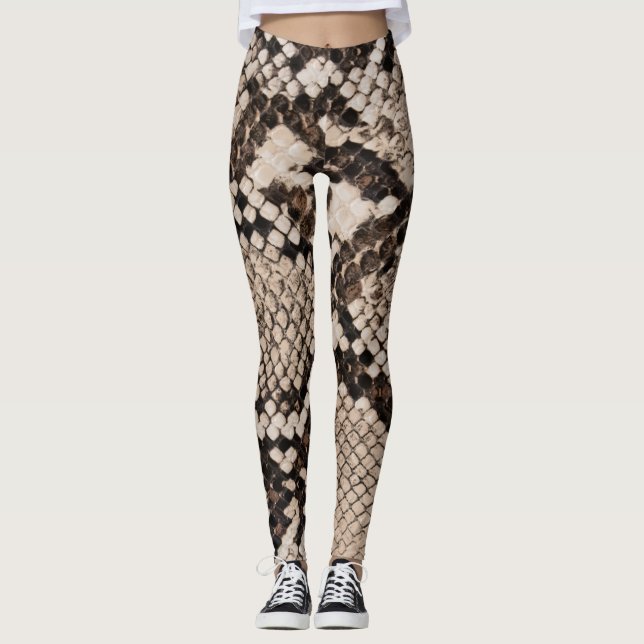 Schlangenhaut: texturierter Hintergrund. Leggings (Vorderseite)