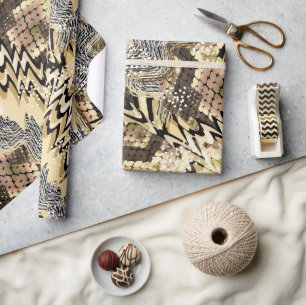 Schlangenhaut, Tiger Geschenkpapier