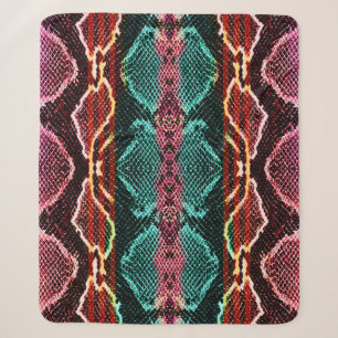 Schlangenhautdruck. Schlange Muster. Tierdruck. Co Sherpadecke