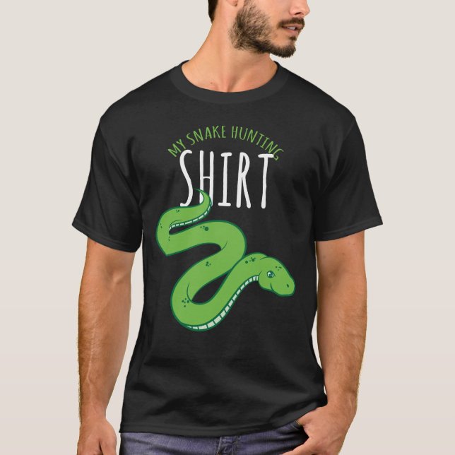 Schlangenjäger - Mein Schlangenjagd-Shirt T-Shirt (Vorderseite)